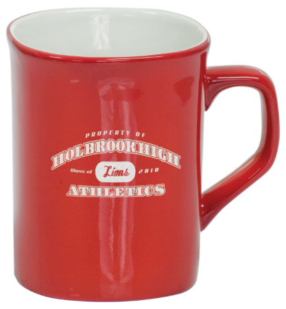 Coffee Mug Red/White - Click Image to Close